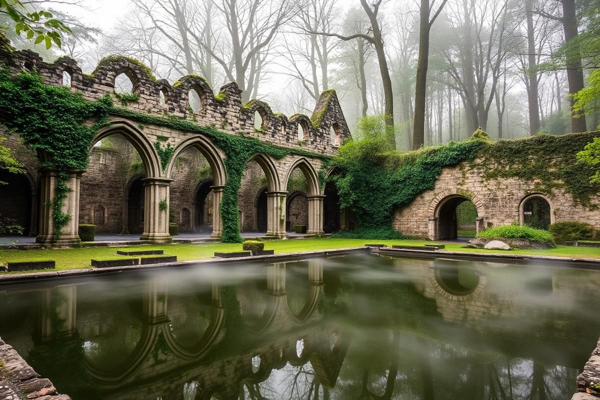 Visiter l'Abbaye de Mortemer en taxi