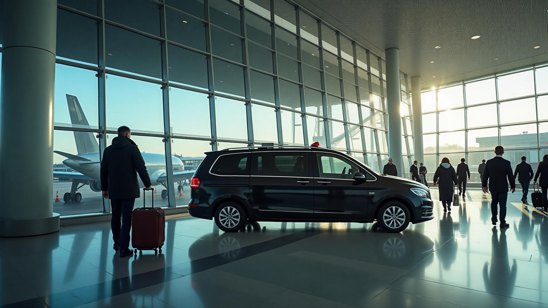 Transfert aéroport CDG Orly Beauvais depuis Vernon - Tarifs transparents taxi VTC Normandie